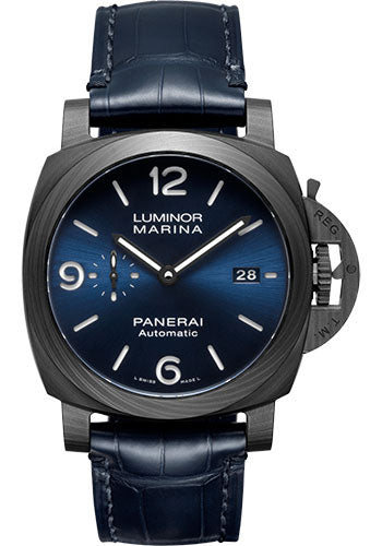 Panerai Luminor Marina Carbotechª Blu Notte - 44mm Carbotech Case - Blue Sun-Brushed Dial - PAM01664